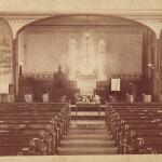 Interior of the old Trinity Episcopal Church before remodeling