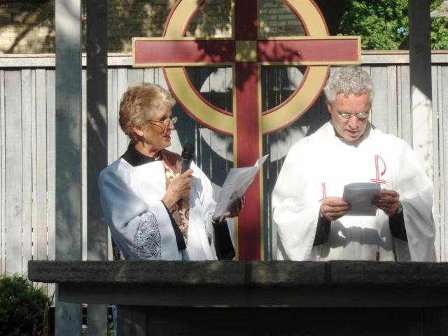 Deacon Marcia & Father Bob
