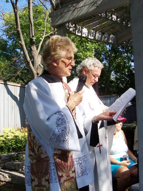 Deacon Marcia Reads the Liturgy
