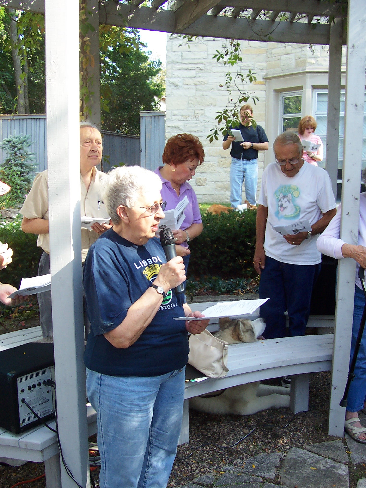 Thelma Leads The Singing