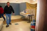 Paul makes a last minute facilities check