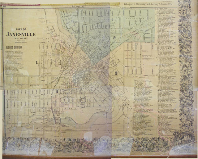 1858 Janesville Map