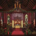 Trinity Altar at Christmas - 1960s