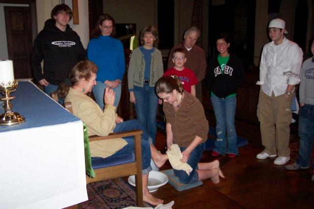 Maundy Thursday Foot Washing