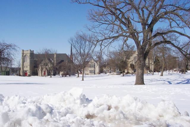 Trinity Episcopal Complex in Winter
